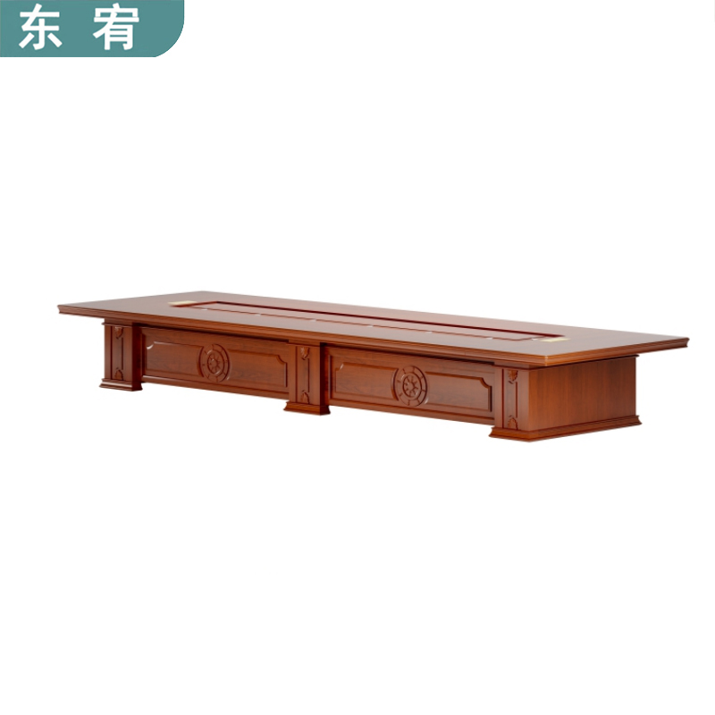 东宥 会议桌胡桃色 HYZ014平方米高清大图