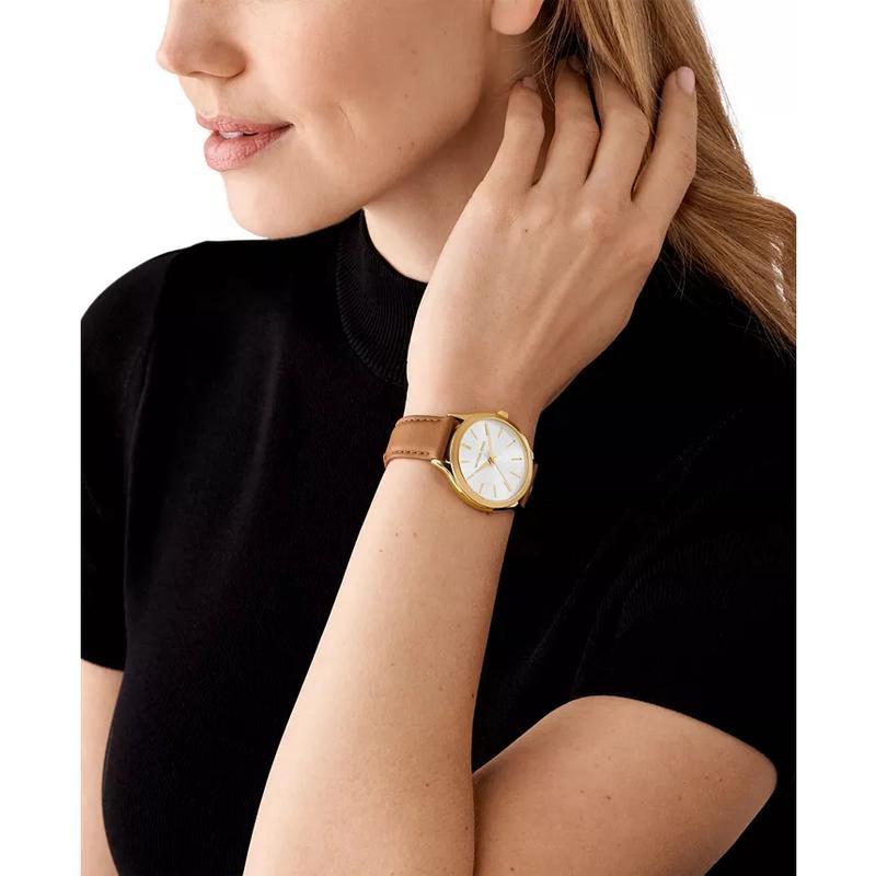 Michael Kors 女士表带三眼石英防水腕表mm金属表壳潮流
