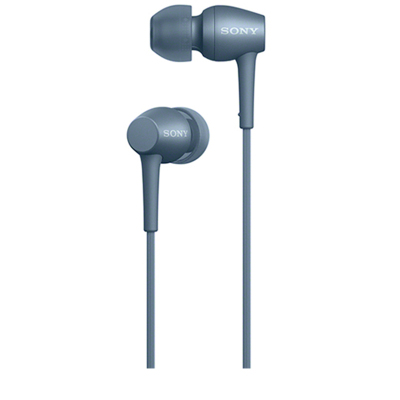 索尼(SONY)立体声耳机IER-H500A(月光蓝色)有线控 防缠绕耳机线