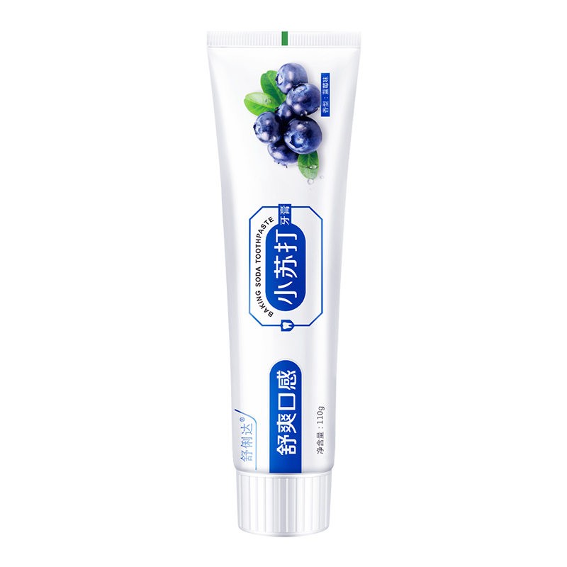 舒俐达蓝莓苏打牙膏清洁护齿110g 清新口气保护牙龈