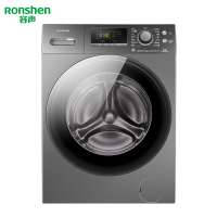 容声(Ronshen)RH100D1226BYT 10公斤 洗烘一体变频智能滚筒洗衣机 烘干智能暖衣空气洗(钛晶灰)