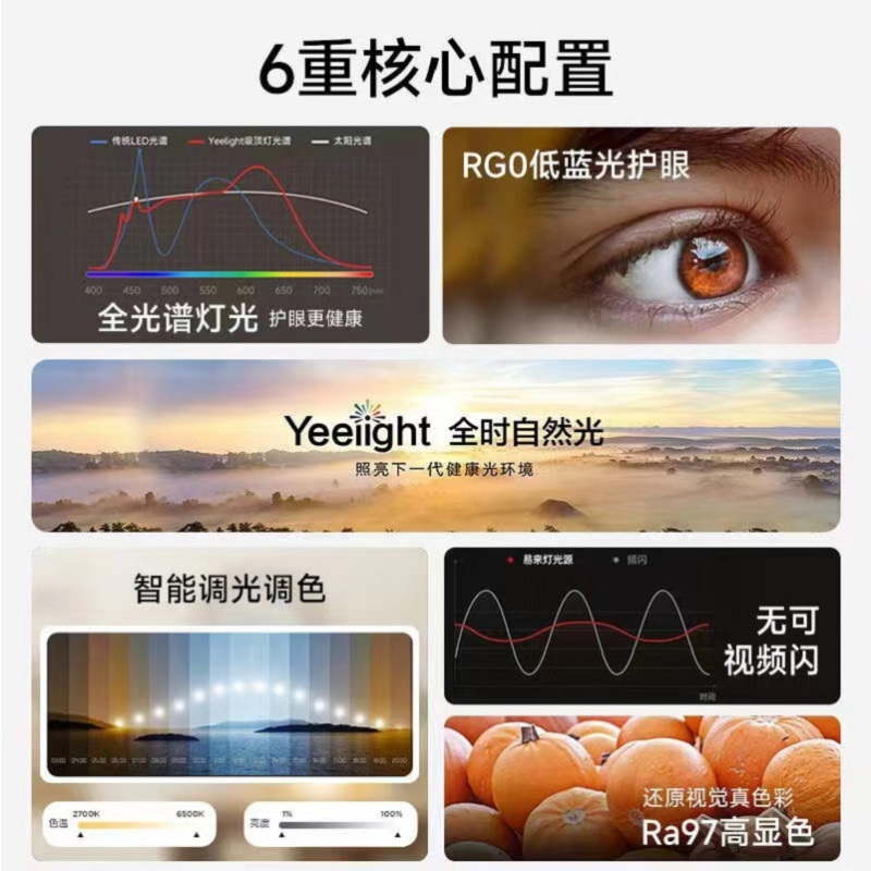 小米miyeelight灵犀plus智能led灯50w智控款