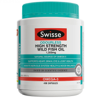 Swisse 澳洲进口 鱼油卵磷脂 无腥高浓度野生鱼油胶囊1500mg400粒 3瓶