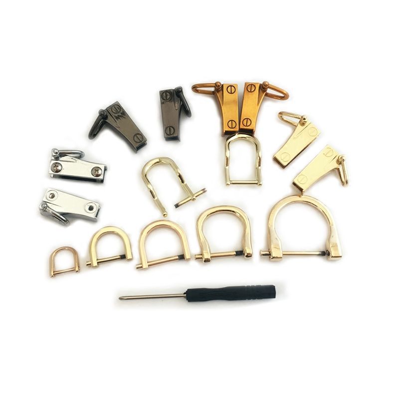 18款浅金色2个装单肩包卡扣式皮包扣锁金属扣潮流箱包配件锁扣包包