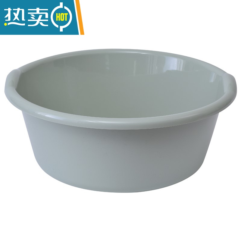 JING PING特大塑料洗脚盆加深大号洗衣盆加厚加高大洗脸盆子宝宝洗脸盆家用高清大图