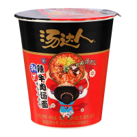 统一 汤达人 韩式辣牛肉汤面 方便面 82克*12杯夜宵加班