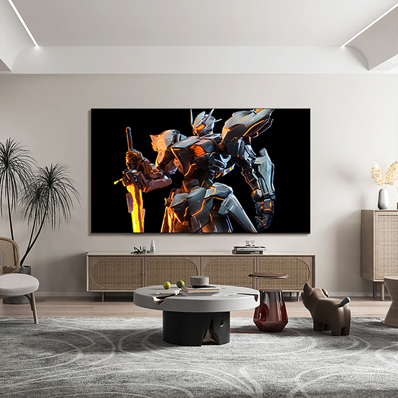 创维电视L100F 极黑广角类纸屏Pro Smart MiniLED 变色龙AI画质芯片高清大图