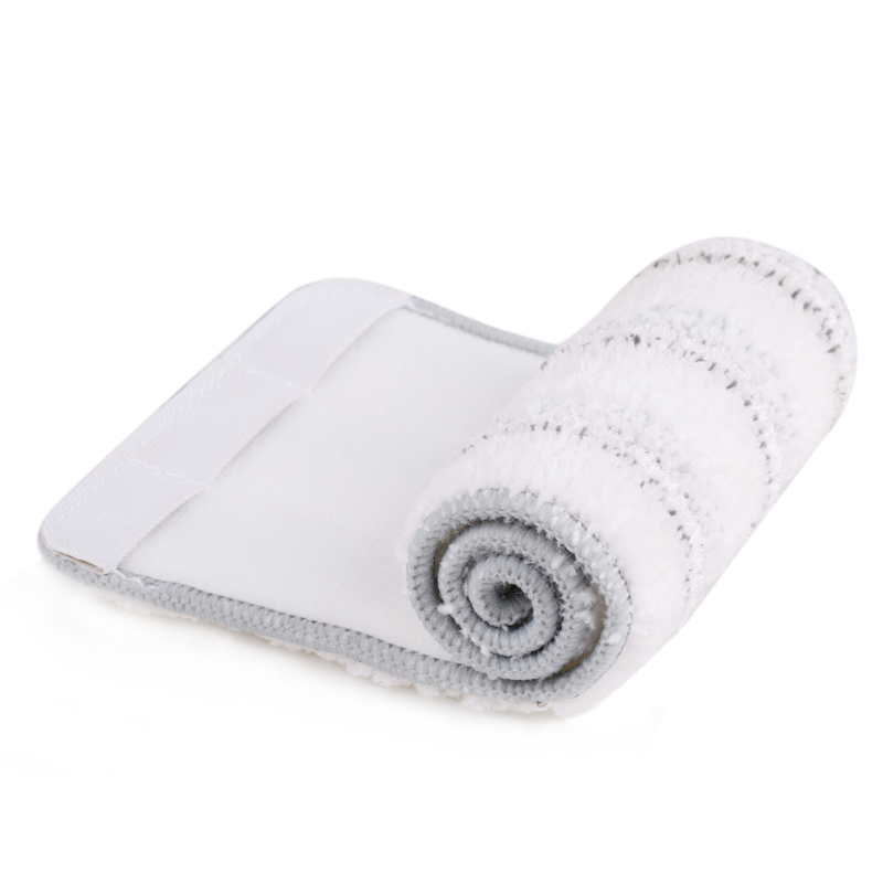 美丽雅maryya 洗刷刷刮水平板拖把替换装 免手洗纤维拖布 墩布头 吸水2个入高清大图