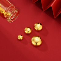 Goldbear 金豆子足金9999纯金小金豆子1g黄金投资小金豆攒金送女友送老婆送朋友生日礼物 财神到足金手机贴