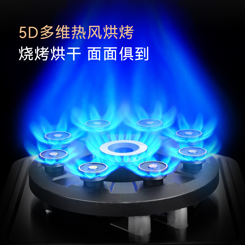 荣事达(Royalstar)JJZT-9662AFZK体感变频左烤右蒸集成灶天然气+900超声波集成水槽康美迪洗碗机套装