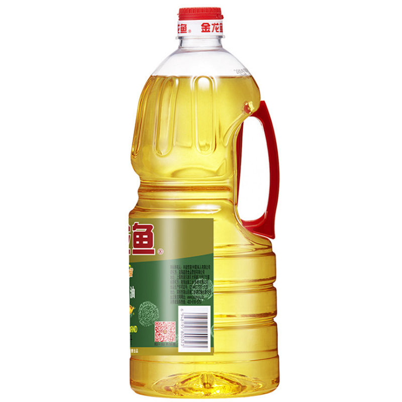金龙鱼精炼一级大豆油1.8L*2食用油小瓶油