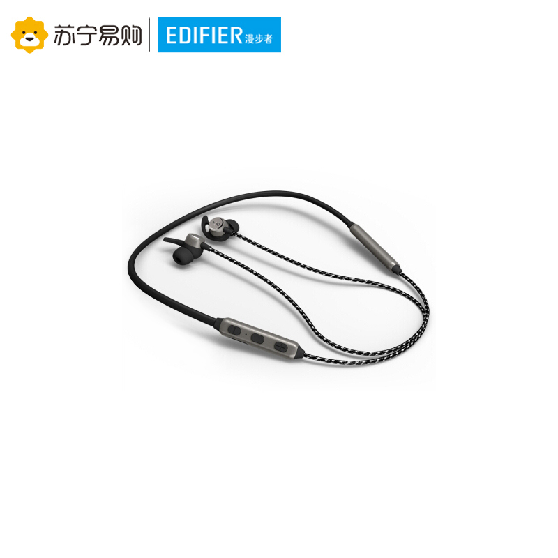 Edifier/漫步者 W300BT 入耳式运动蓝牙耳机 无线耳机 手机耳机 防水防汗 枪黑色