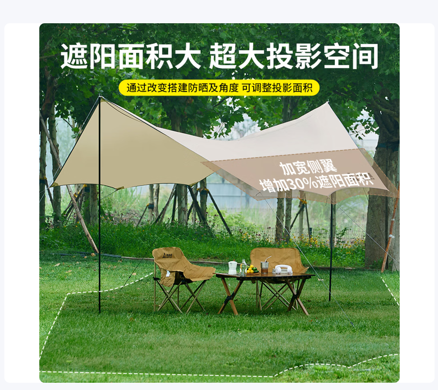 尚烤佳 天幕(叶息)LS-682高清大图