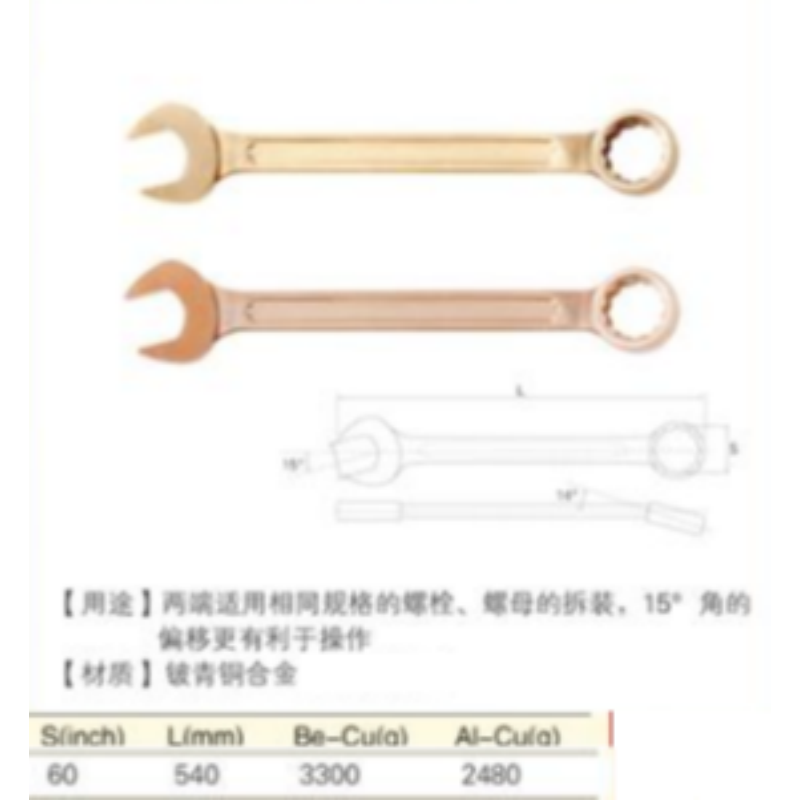 四凯 两用扳手SK-OS-055 把高清大图