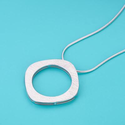 [简约]银项链女款 925银项链女款 热卖简约毛衣链 锁骨项链送女友生日礼物送女朋友七夕情人节礼物