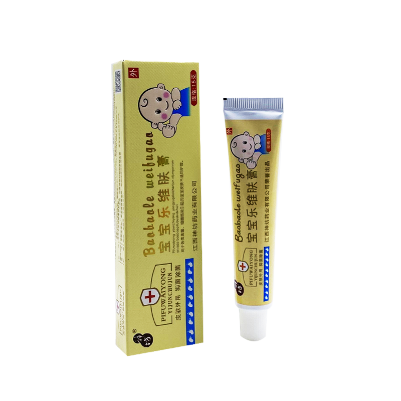 1买5送3]神坊宝宝乐维肤膏15g儿童外用蚊虫叮咬皮肤外用草本止痒软膏