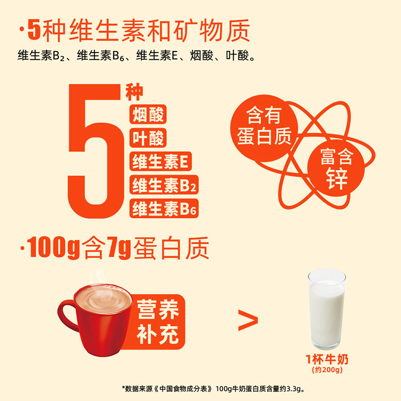 阿华田营养多合一400g(25g*16条)便携随身包可可粉400克早餐烘焙巧克力