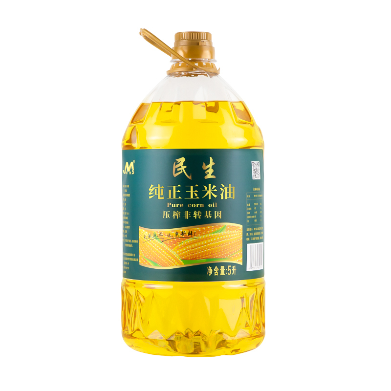 5升纯正玉米油 压榨一级食用油5l家用大桶植物油