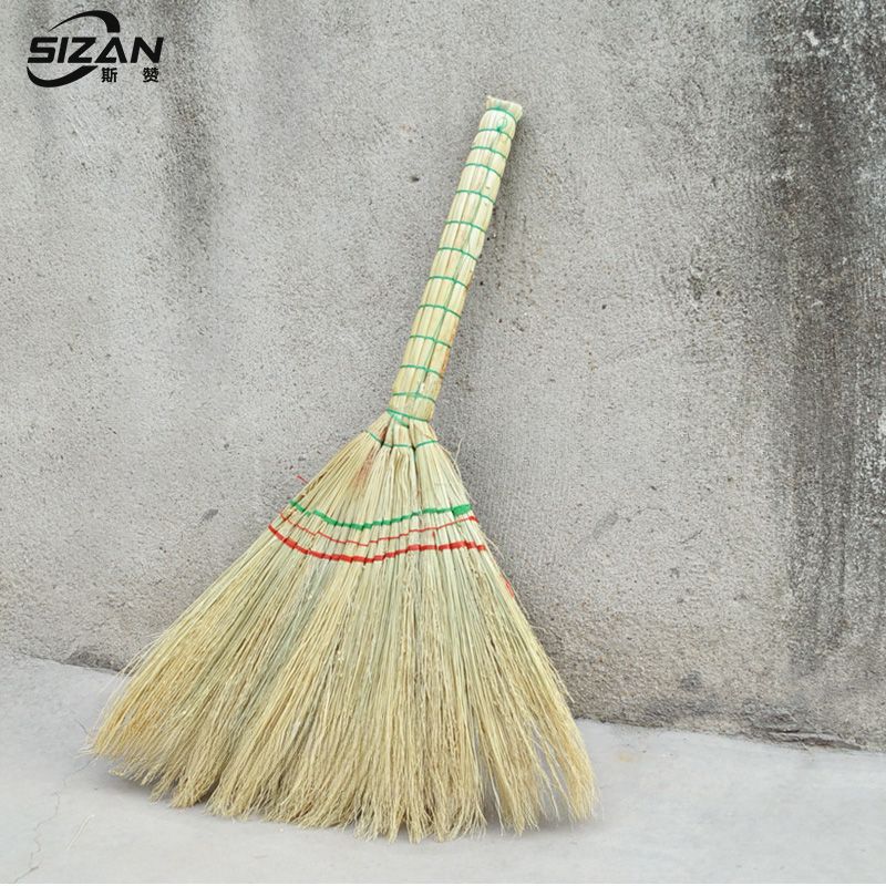 斯赞 手工制作高粱苗笤帚 80*45CM 把高清大图