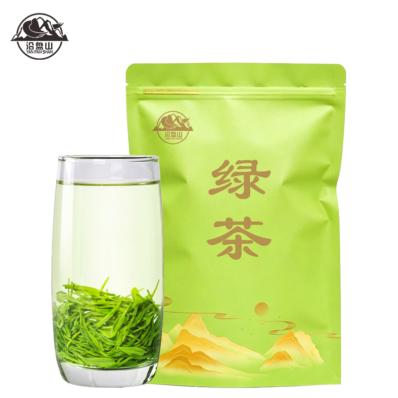 沿盘山 绿茶 毛尖 一级 250g 袋高清大图