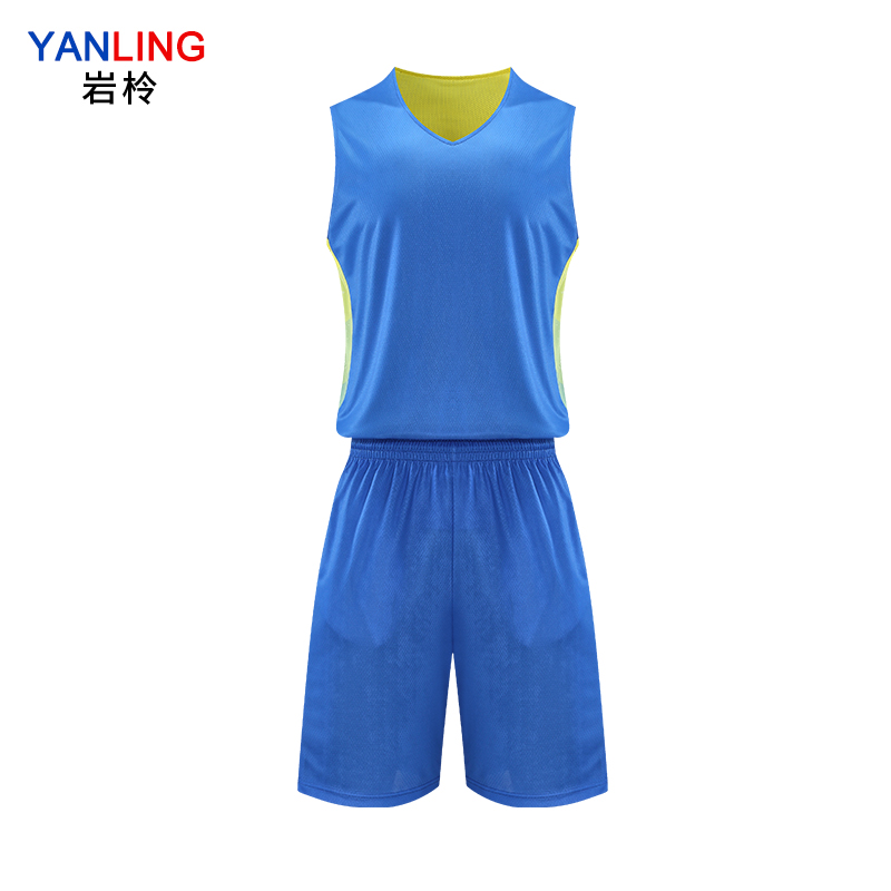 岩柃 篮球服套装25Y3LQ008 青花瓷 S