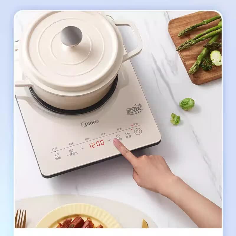 美的 电磁炉 台式火锅炉 微晶面板 匀火加热 功率2200W 220V 50HZ MC-22TA01 / 台高清大图