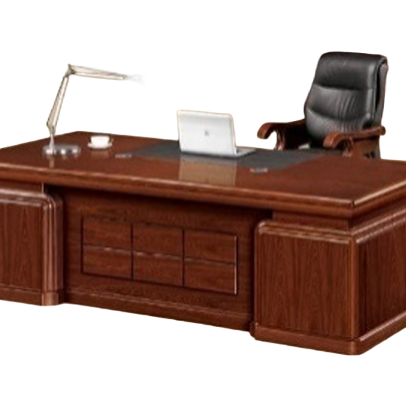 大央班台/办公桌B-88241 2400W*1100D*780H 办公桌员工位单人办公桌组合简约现代办公室老板桌子高清大图