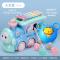 儿童巴士手敲琴八音琴宝宝敲击乐器 婴幼儿02玩具1-3岁6个月8 火车敲琴蓝+拉拉球