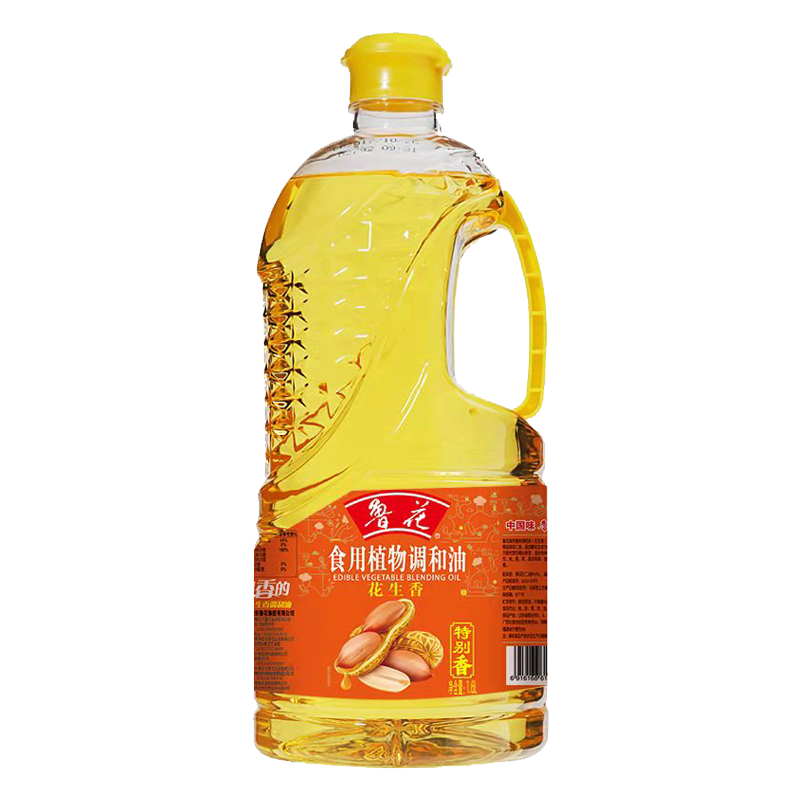 鲁花食用植物调和油1.6L(花生香) 食用油 粮油高清大图