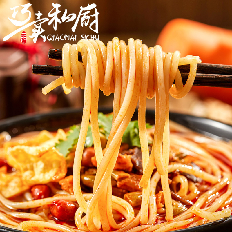 ABD巧卖私厨螺蛳粉 339克/袋*6袋 原味 香辣酸爽 量大料足 柳州特产方便速食