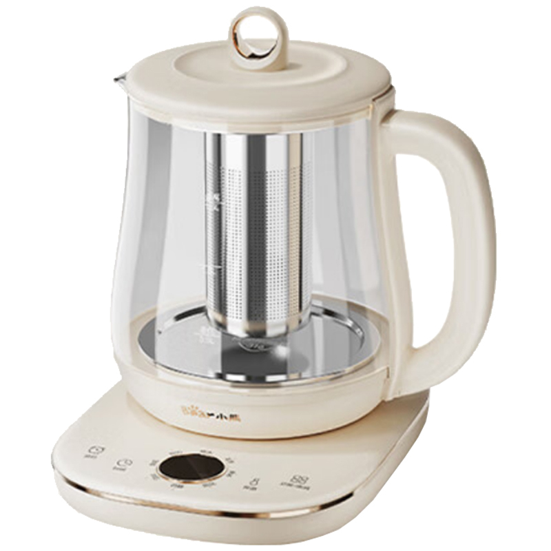 小熊养生壶1.5L煮茶玻璃壶恒温水壶YSH-E15M1