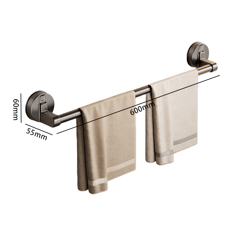 豫汉迎吸盘毛巾架 吸盘毛巾架600*55*60mm个