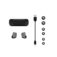 FIIL T1 Lite真无线运动耳机入耳式双主机超长续航通用防水耳机 黑色