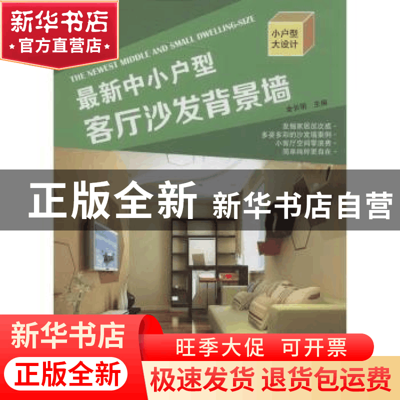 正版 最新中小户型:客厅沙发背景墙 金长明主编 辽宁科学技术出版图片
