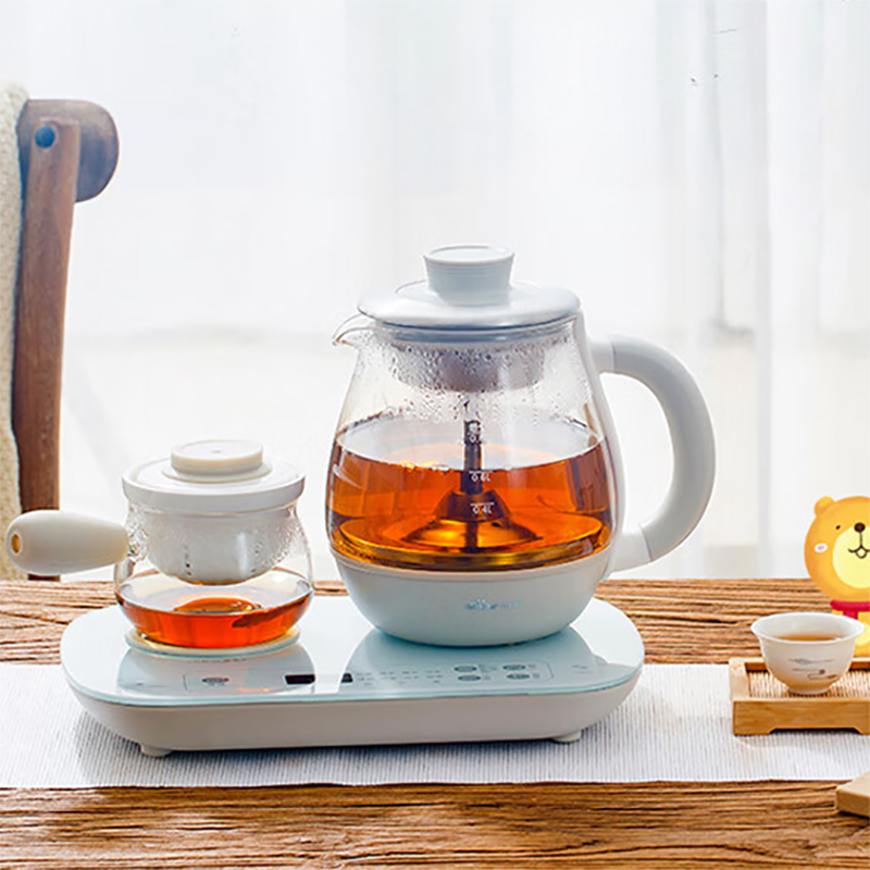 小熊煮茶器0.8L蒸汽喷淋式蒸茶壶煮七大茶类ZCQ-A08E1