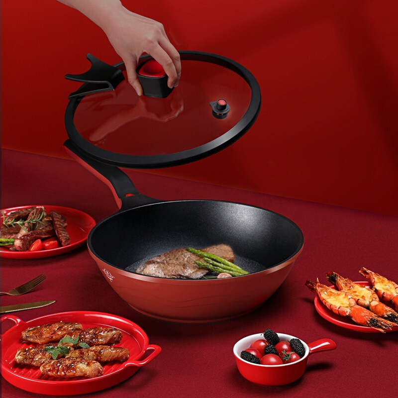 MAXIM’S DE PARIS马克西姆吉维尼Giverny多功能温感微压不粘锅ART38高清大图