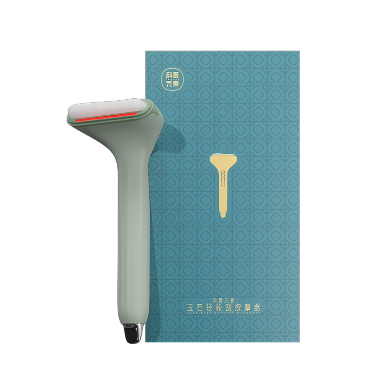 轻松刮按摩器(白玉/绿壳)高清大图