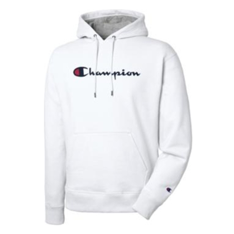 [直营]Champion 冠军潮牌 连帽秋冬卫衣套头长袖男士胸前草写字母