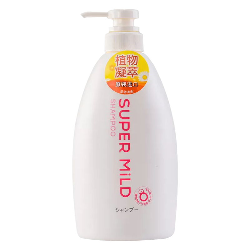 日本原装惠润(SUPER MILD)鲜花芳香柔净洗发水 600ML 无硅油
