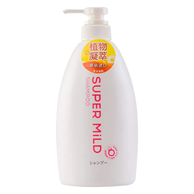 日本原装惠润(SUPER MILD)鲜花芳香柔净洗发水 600ML 无硅油