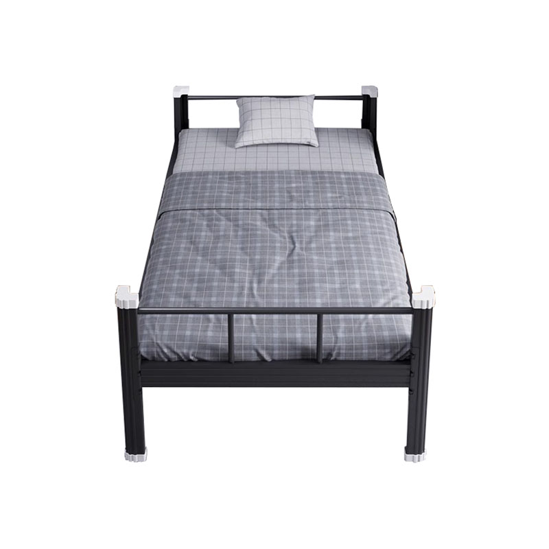 和居态 单人床黑色 0.9m宽 张高清大图