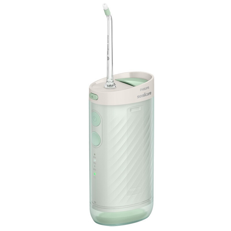 飞利浦(PHILIPS) 电动冲牙器 家用便携式 口腔洗牙器 洁牙器水牙线 HX3331/02薄荷绿