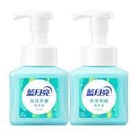 蓝月亮洗手液鲜果薄荷泡沫抑菌洗手液255ml*2瓶(包装随机)