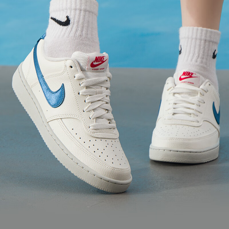 耐克（NIKE）女鞋新款运动鞋低帮舒适court板鞋时尚潮流复古休闲鞋IM7799-133 ZP高清大图