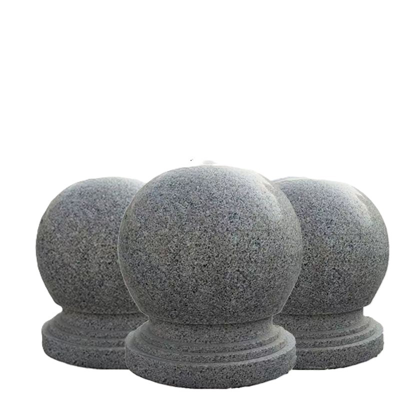 东方能展 防撞路障石球石墩圆球 直径60CM 个高清大图