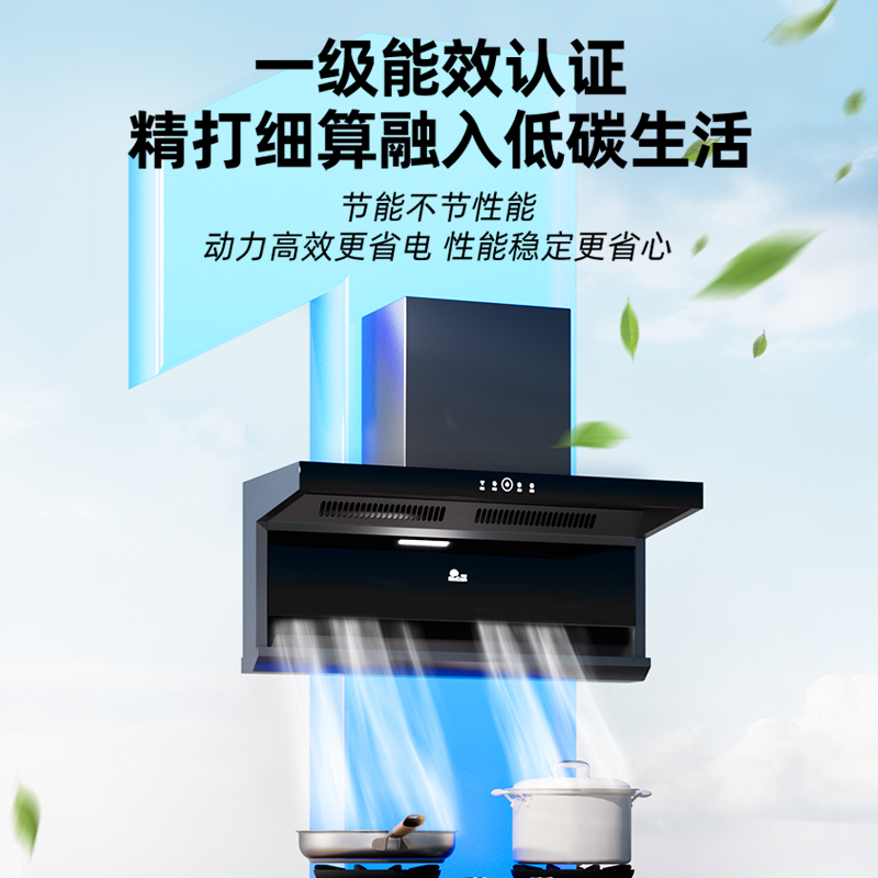红日(RedSun)顶侧双吸挥手感应智控油烟机 22立方爆炒瞬吸 强劲静压一级能效节能油烟机免拆卸自清洗 LEU31H高清大图