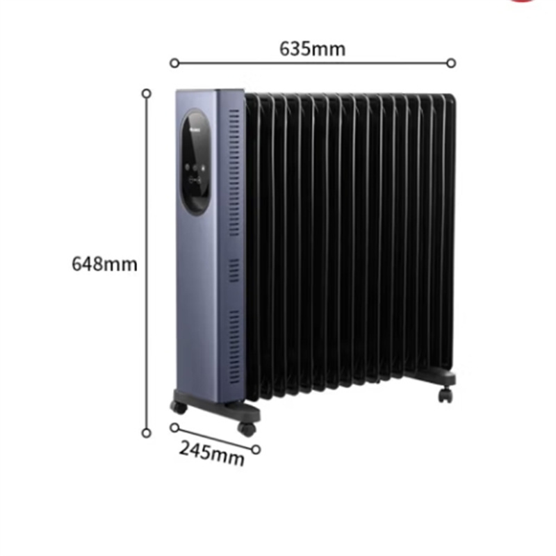 格力 石墨烯取暖器电油汀家用电暖器17片立式加宽NY23-S7030B