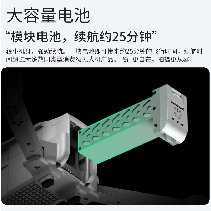 星域传奇[75分钟GPS定位4K航拍2000米距离]无人机航拍高清专业飞行器遥控飞机儿童玩具男孩直升机航模节日礼物