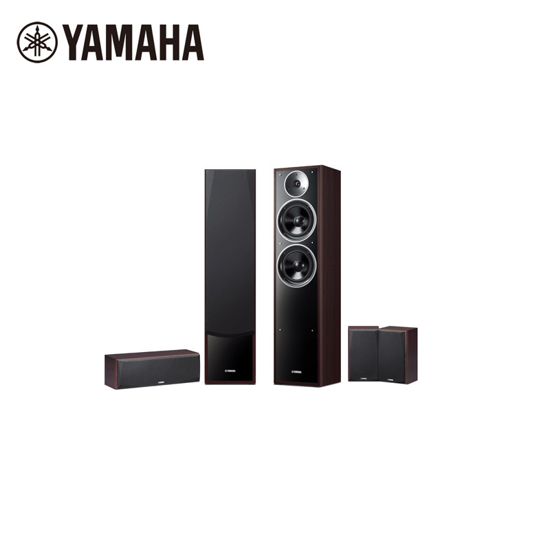 雅马哈(YAMAHA) NS-71 音箱套装 家用音响 5.0声道无源木箱影院 套装家庭影院(五件套胡桃木色)