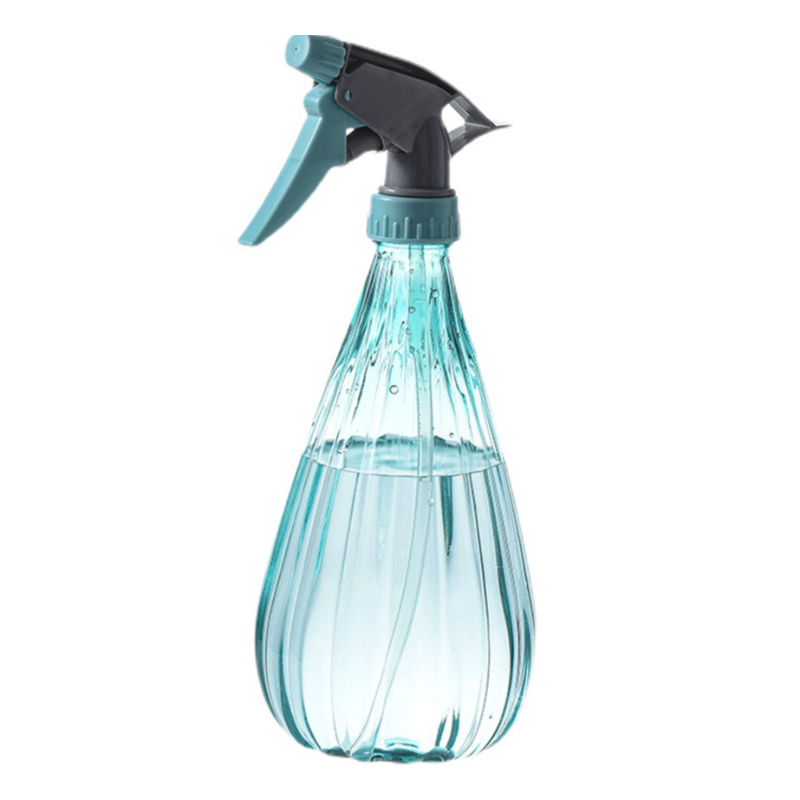 茶花(CHAHUA)喷壶 酒精喷壶 清洁专用喷雾瓶子 气压式小号细雾洒喷水壶 葫芦款蓝色600ML